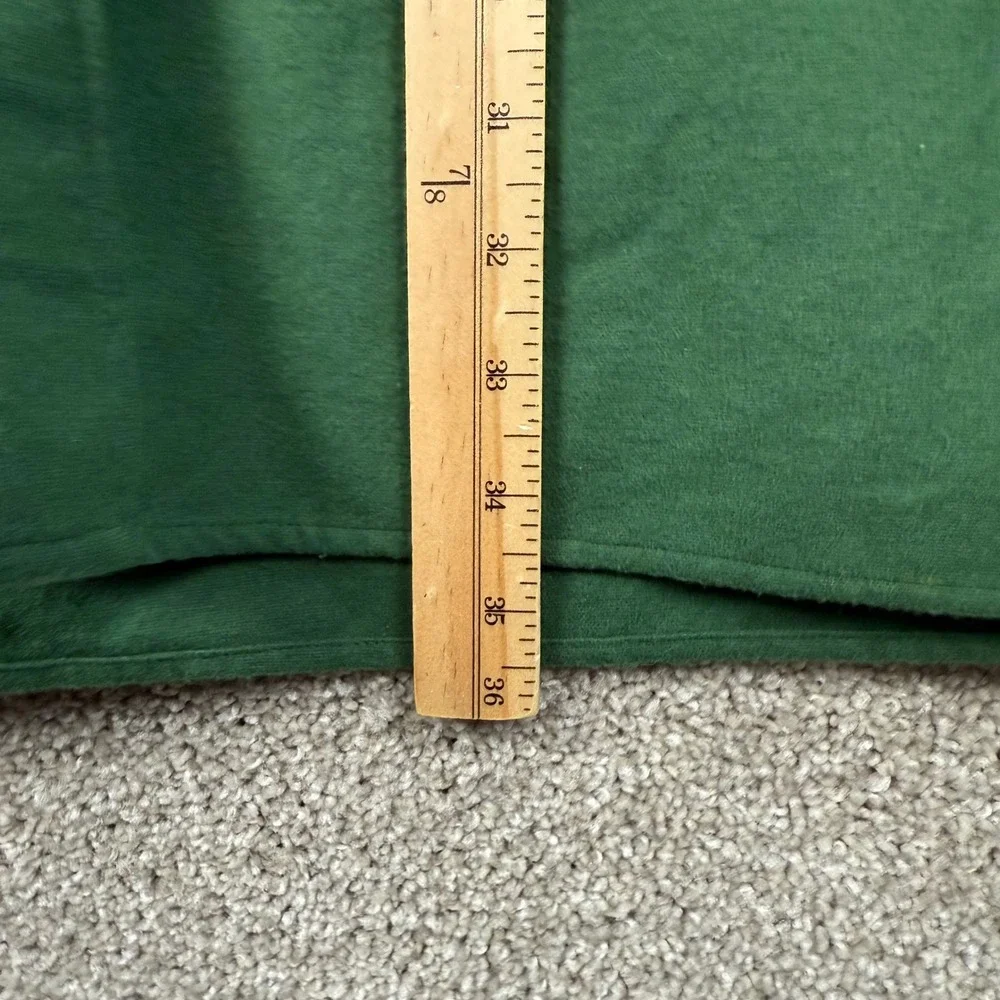 LL Bean Mens XL Tall Forest Green Chamois Cloth Cotton Button Down‎ Shirt